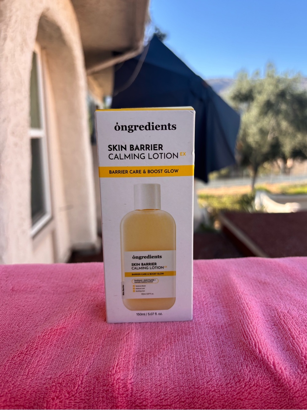 Ongredients Skin Barrier Calming Lotion EX 150ml K-Beauty Moisturizer New